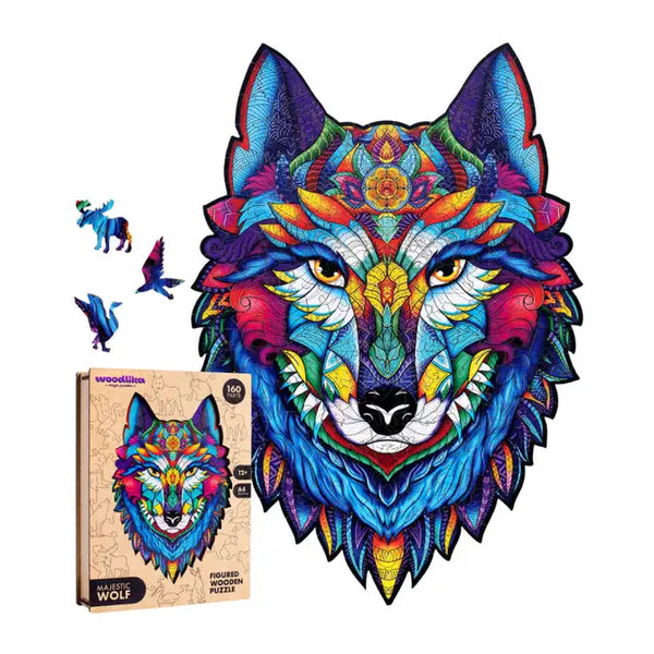 Majestic Wolf Puzzle | Woodlika Jigsaw