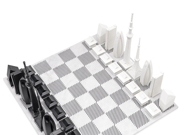 Tokyo City Edition | Skyline Schach Set